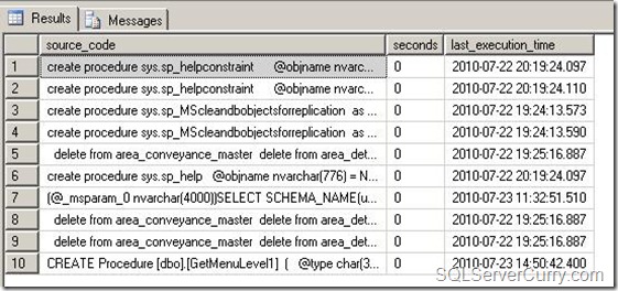 Find the Most Time Consuming Code in your SQL Server Database